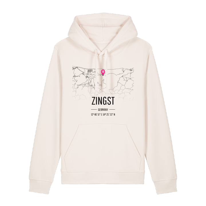 Zingst kort hættetrøje – hættetrøje fra PinShirt