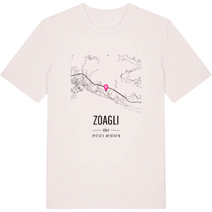 Zoagli kort T-shirt – t-shirt fra PinShirt