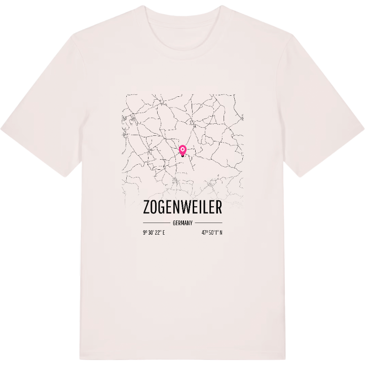 Zogenweiler kort T-shirt – t-shirt fra PinShirt