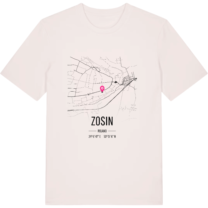 Zosin kort T-shirt – t-shirt fra PinShirt