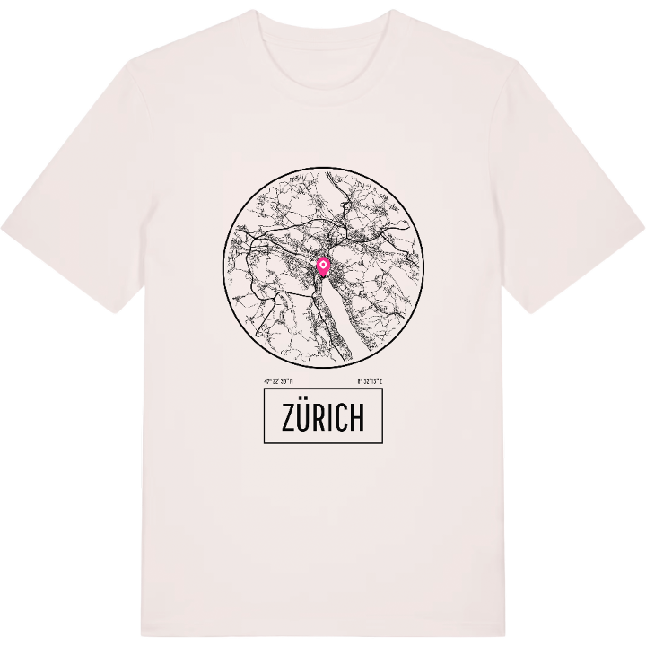 Zürich T-shirt – t-shirt fra PinShirt
