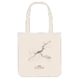 ბორჯომი map tote bag