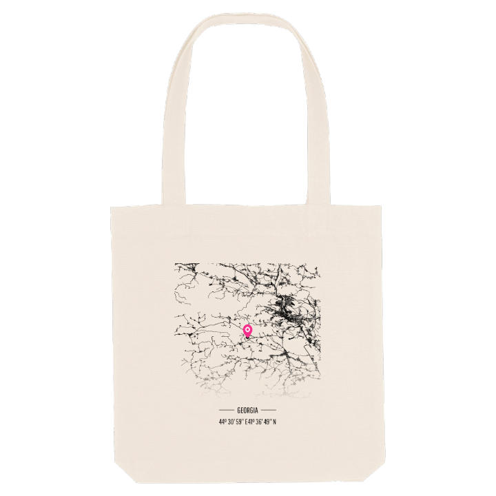 თეთრიწყაროს მუნიციპალიტეტი map tote bag – tote bag from PinShirt