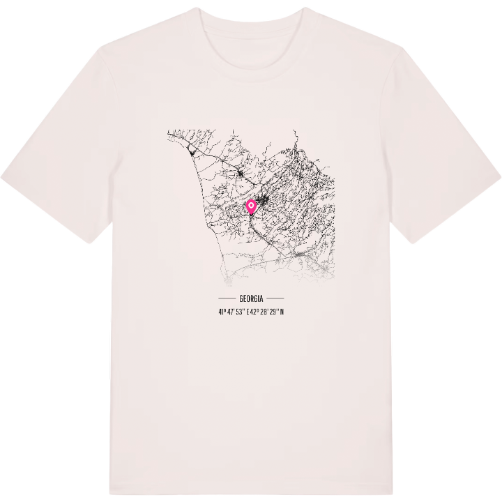 ზუგდიდის მუნიციპალიტეტი map t-shirt – t-shirt from PinShirt