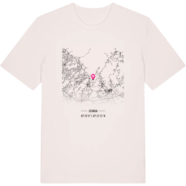 ხონის მუნიციპალიტეტი map t-shirt – t-shirt from PinShirt