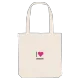 I love რუსთავი tote bag small print