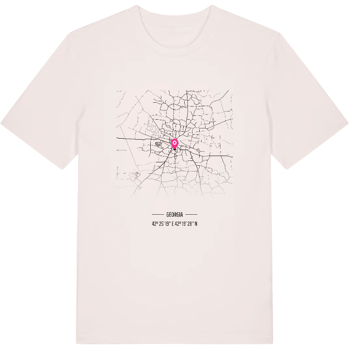 ხონი map t-shirt – t-shirt from PinShirt