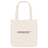 დედოფლისწყარო heart tote bag