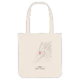 ჩაქვი map tote bag