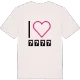 I love გორი t-shirt large print