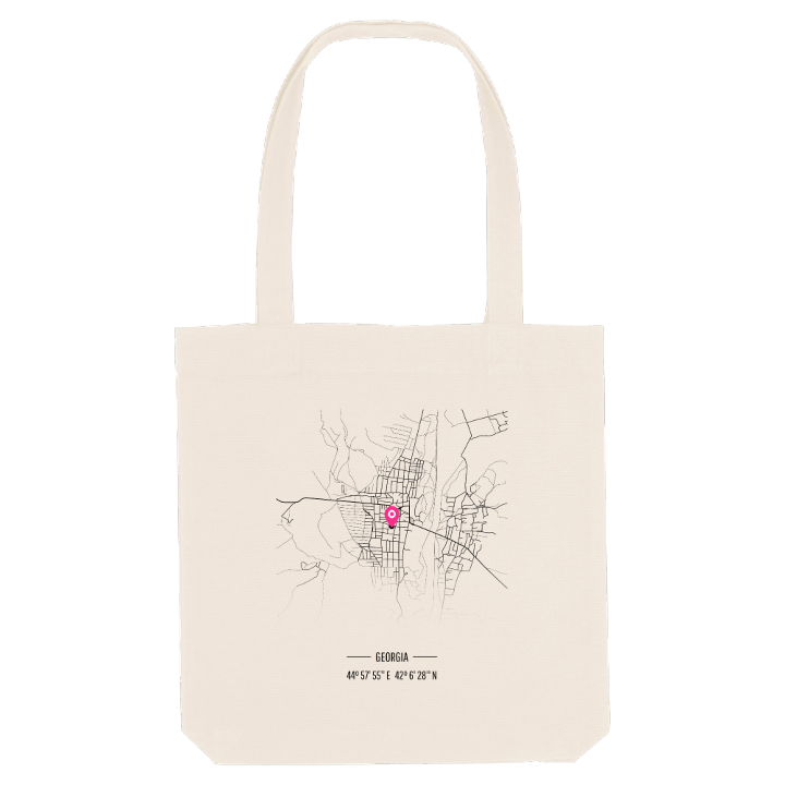 თიანეთი map tote bag – tote bag from PinShirt