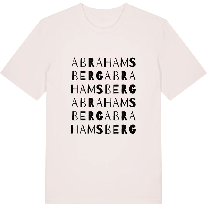 Abrahamsberg wordplay t-shirt – t-shirt from PinShirt
