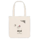Adalar map tote bag