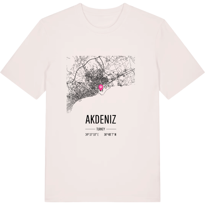 Akdeniz map t-shirt – t-shirt from PinShirt