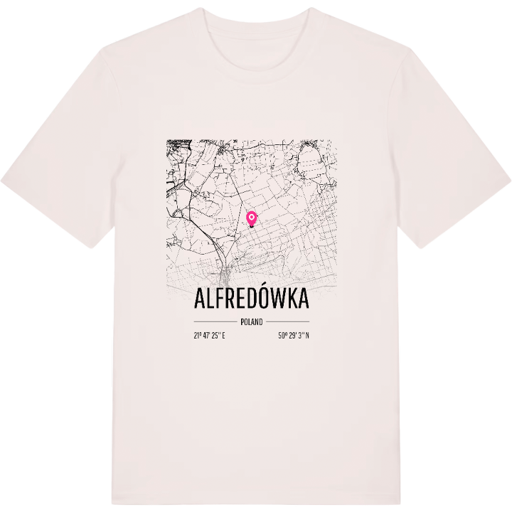 Alfredówka map t-shirt – t-shirt from PinShirt