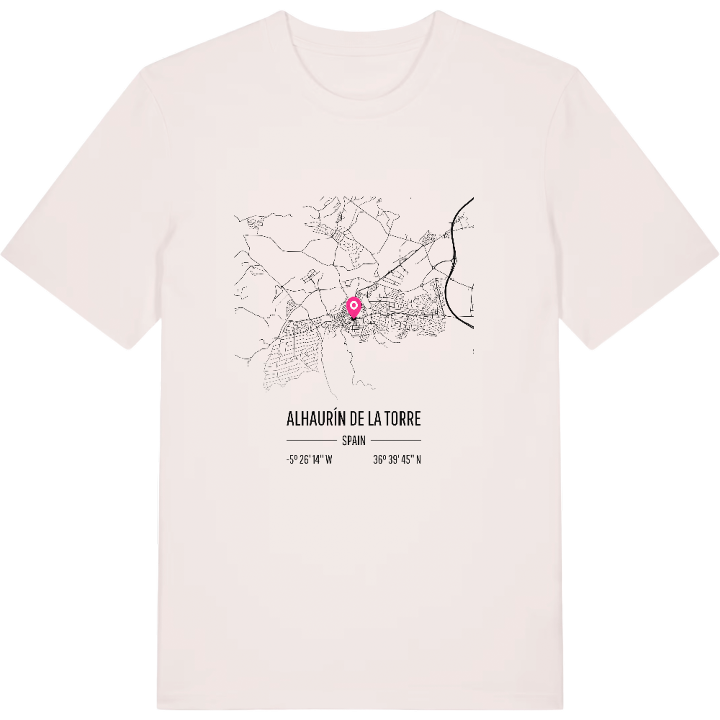 Alhaurín de la Torre map t-shirt – t-shirt from PinShirt