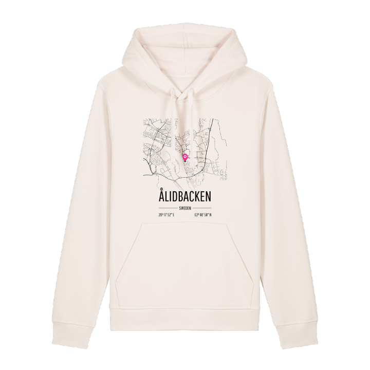 Ålidbacken map hoodie – hoodie from PinShirt