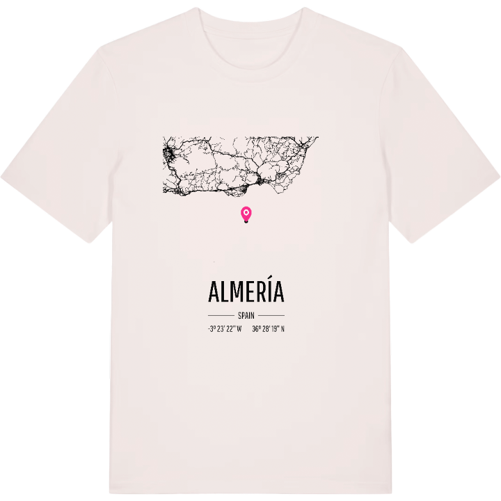 Almería map t-shirt – t-shirt from PinShirt