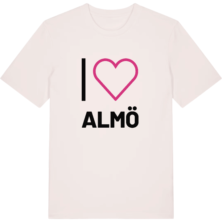 I love Almö t-shirt large print – t-shirt from PinShirt