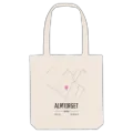 Almtorget map tote bag