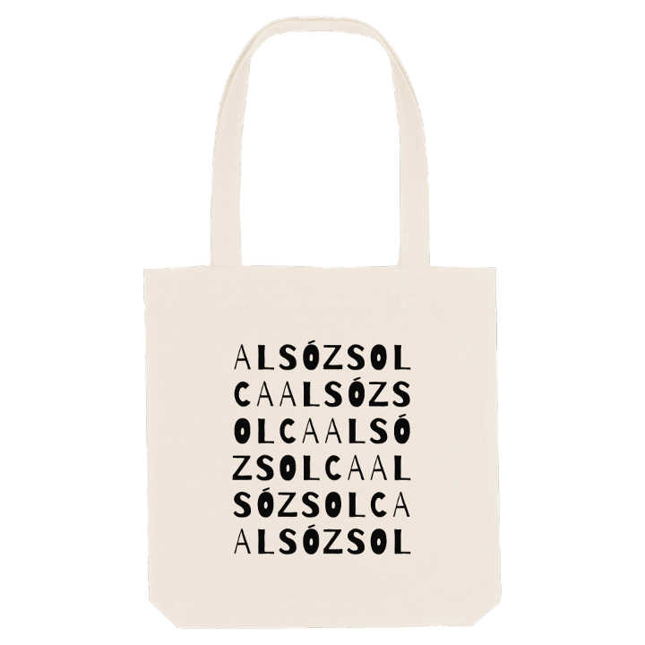 Alsózsolca wordplay tote bag – tote bag from PinShirt
