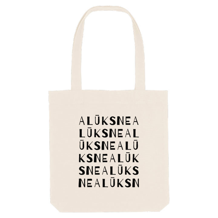 Alūksne wordplay tote bag – tote bag from PinShirt