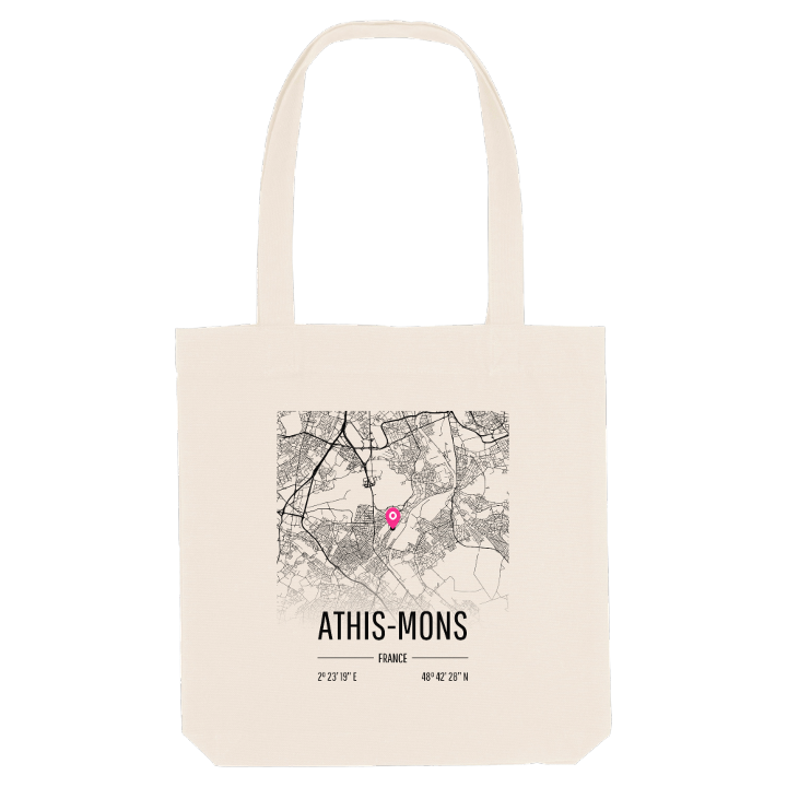 Athis-Mons map tote bag – tote bag from PinShirt