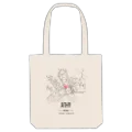 Athy map tote bag