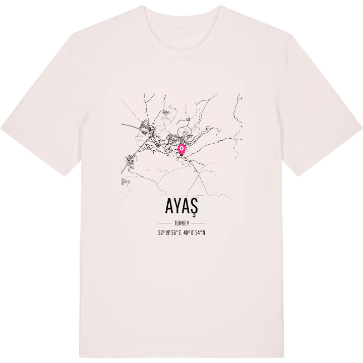 Ayaş map t-shirt – t-shirt from PinShirt