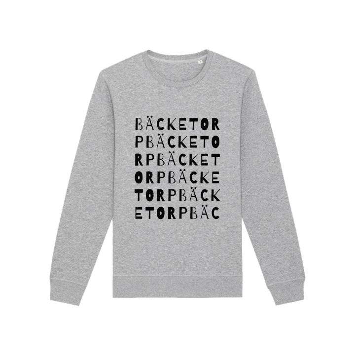 Bäcketorp wordplay sweatshirt – sweatshirt from PinShirt