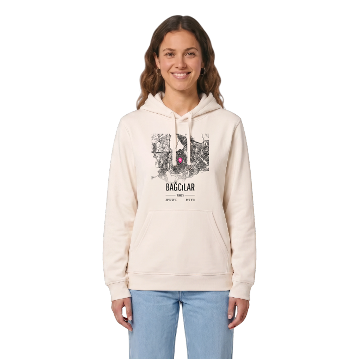 Bağcılar map hoodie – hoodie from PinShirt
