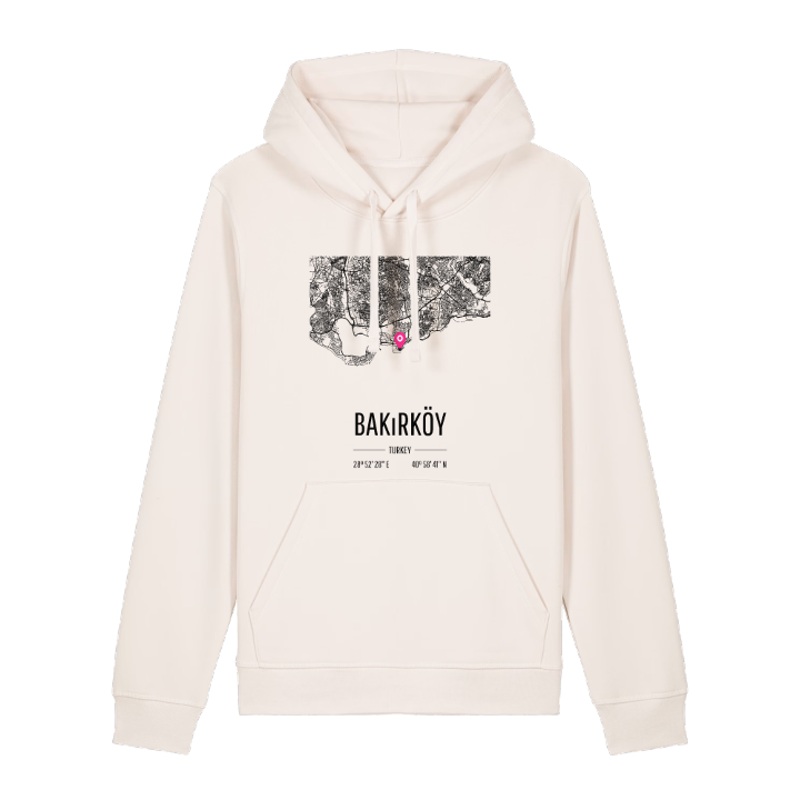Bakırköy map hoodie – hoodie from PinShirt