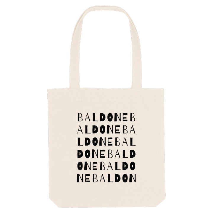 Baldone wordplay tote bag – tote bag from PinShirt