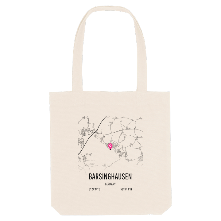 Barsinghausen map tote bag – tote bag from PinShirt