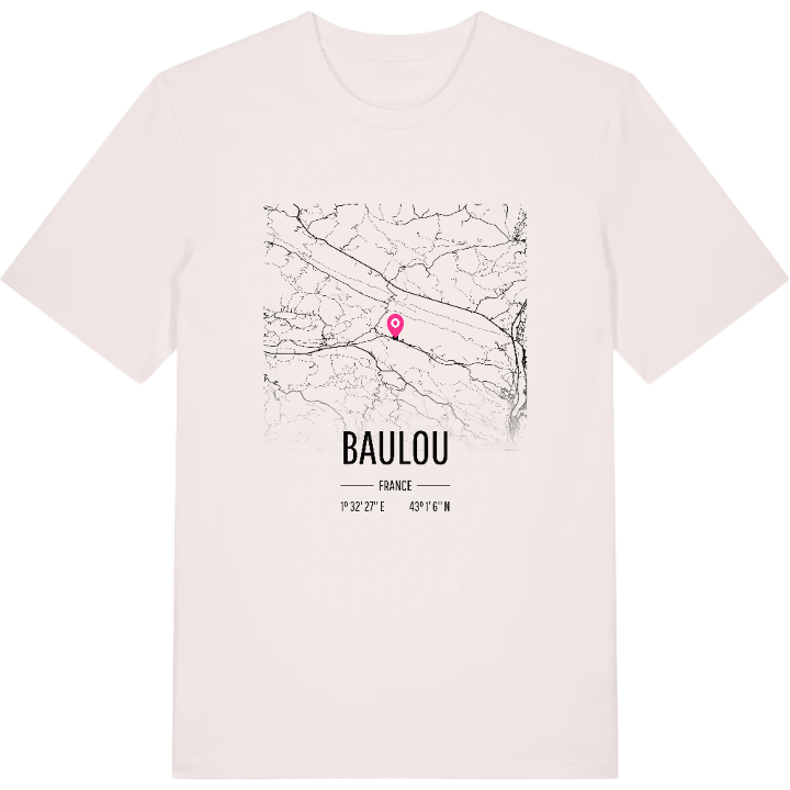 Baulou map t-shirt – t-shirt from PinShirt
