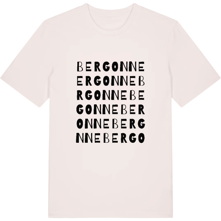 Bergonne wordplay t-shirt – t-shirt from PinShirt