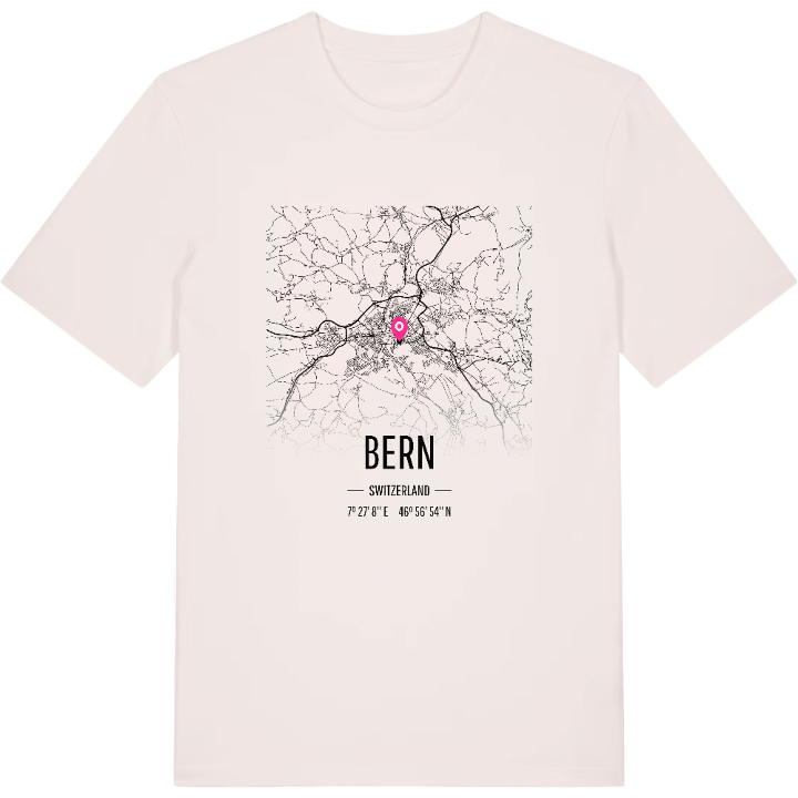 Bern map t-shirt – t-shirt from PinShirt