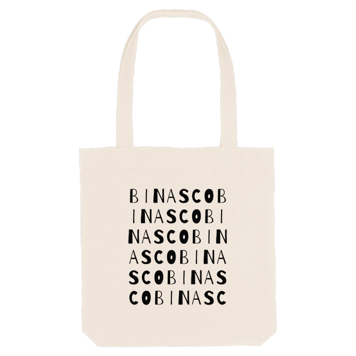 Binasco wordplay tote bag – tote bag from PinShirt