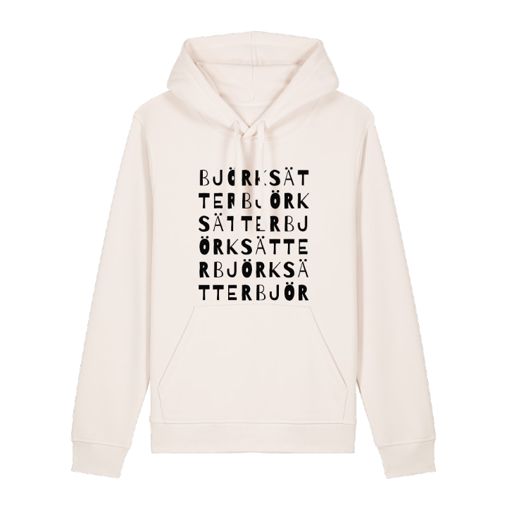 Björksätter wordplay hoodie – hoodie from PinShirt