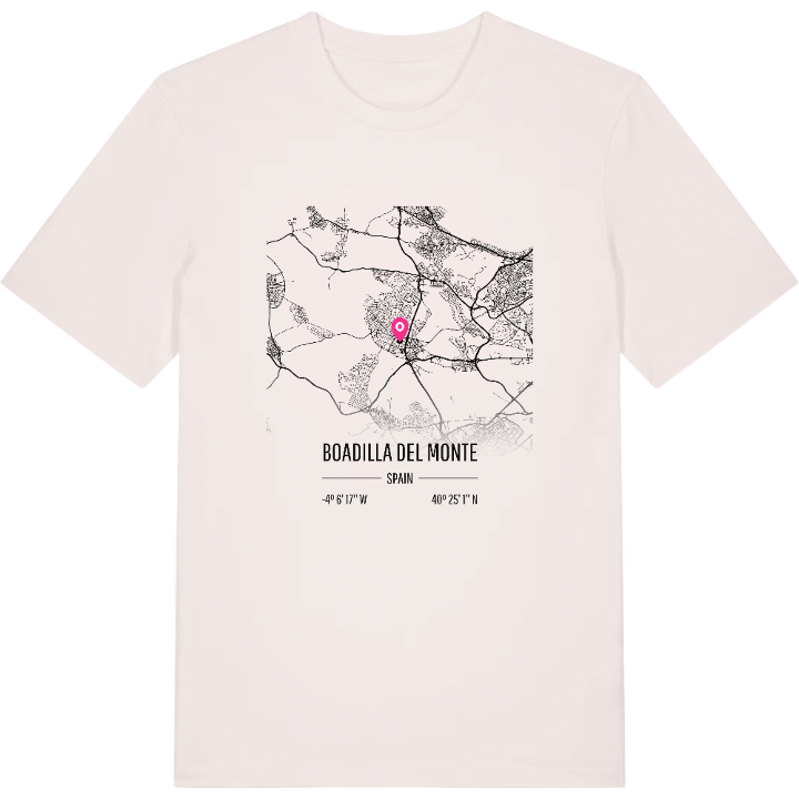 Boadilla del Monte map t-shirt – t-shirt from PinShirt