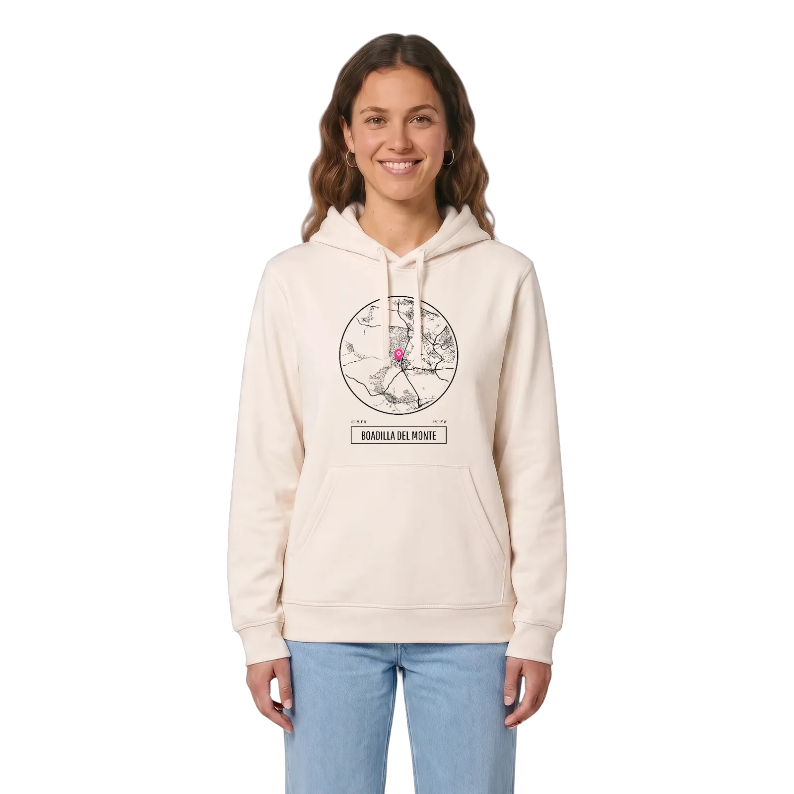 Boadilla del Monte hoodie – Vintage White, in context