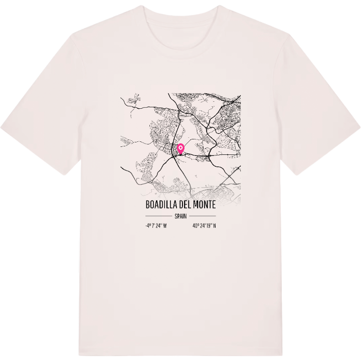 Boadilla del Monte map t-shirt – t-shirt from PinShirt