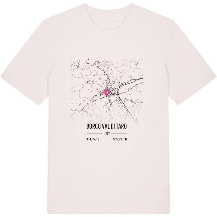 Borgo Val di Taro map t-shirt – t-shirt from PinShirt
