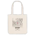 Bottrop map tote bag