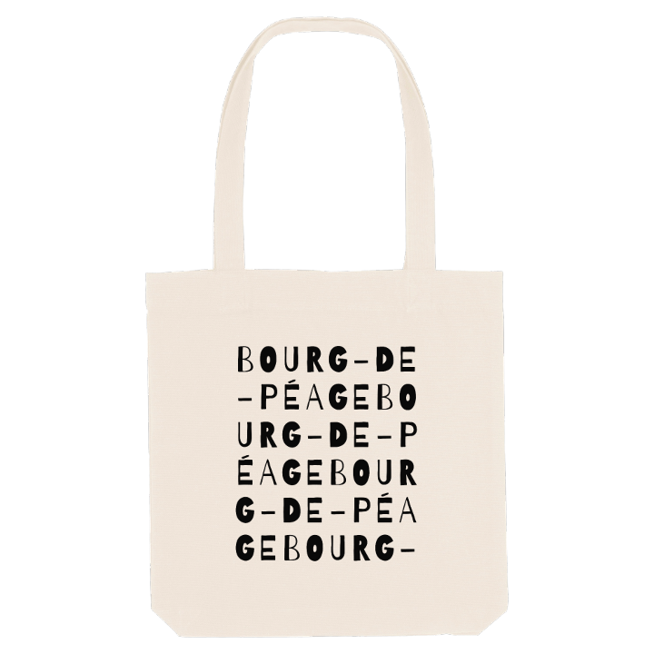Bourg-de-Péage wordplay tote bag – tote bag from PinShirt