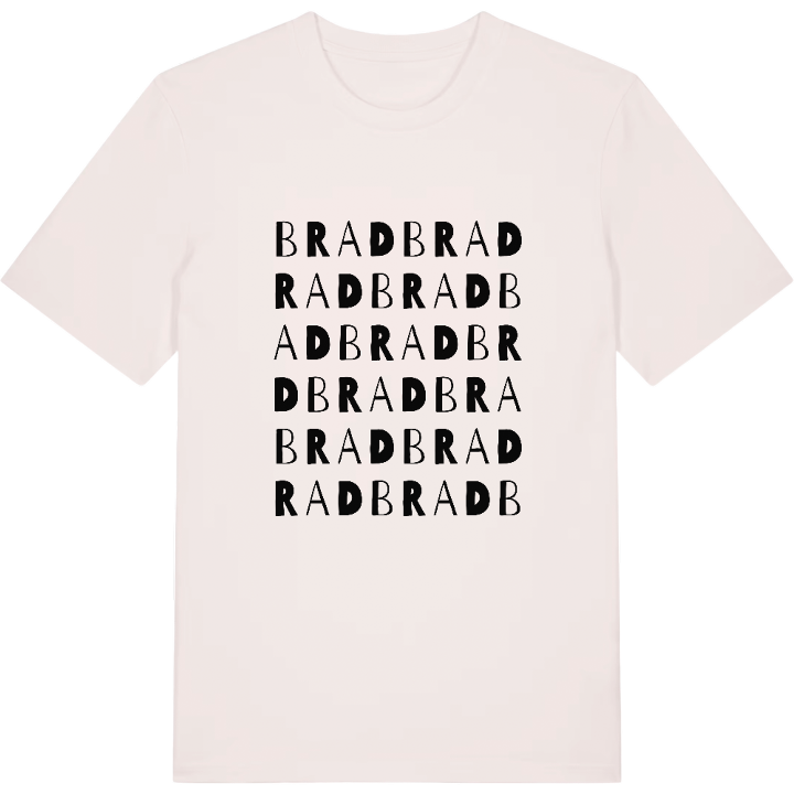 Brad wordplay t-shirt – t-shirt from PinShirt