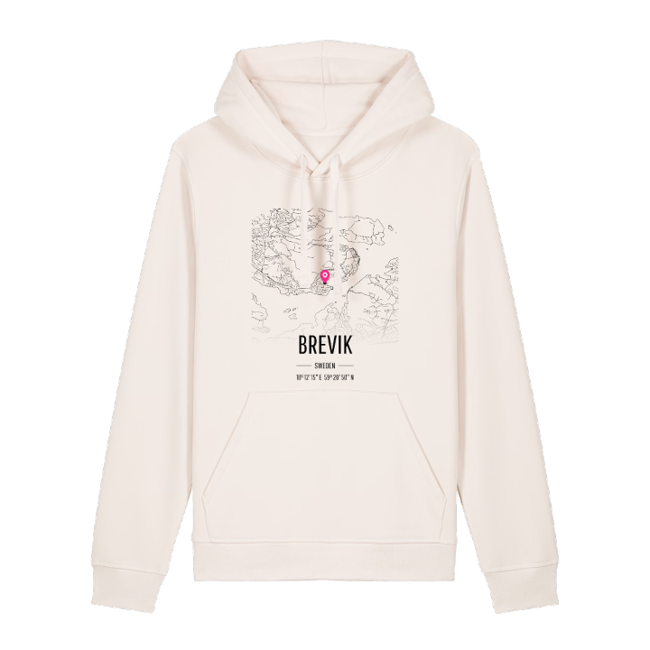 Brevik map hoodie – hoodie from PinShirt