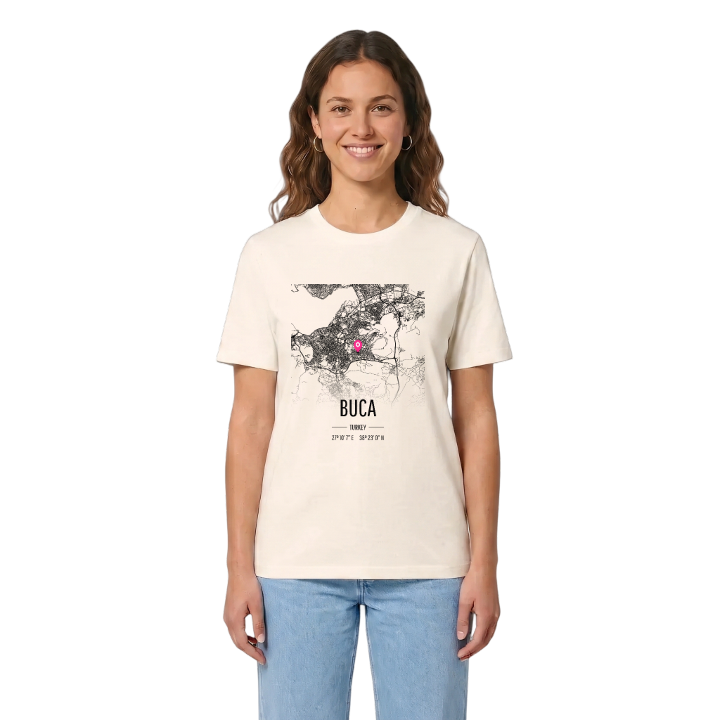 Buca map t-shirt – t-shirt from PinShirt