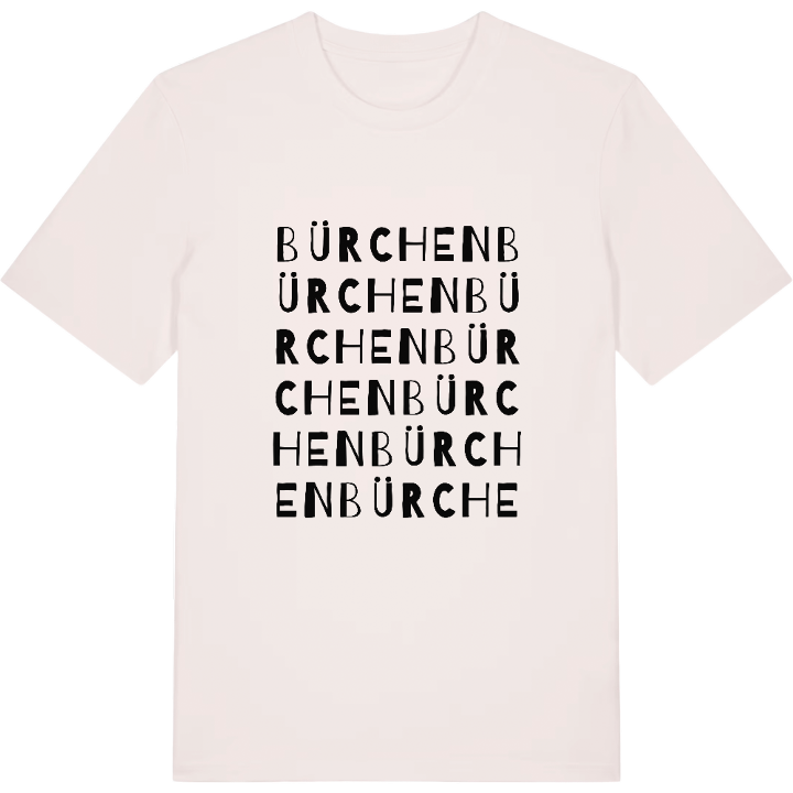 Bürchen wordplay t-shirt – t-shirt from PinShirt