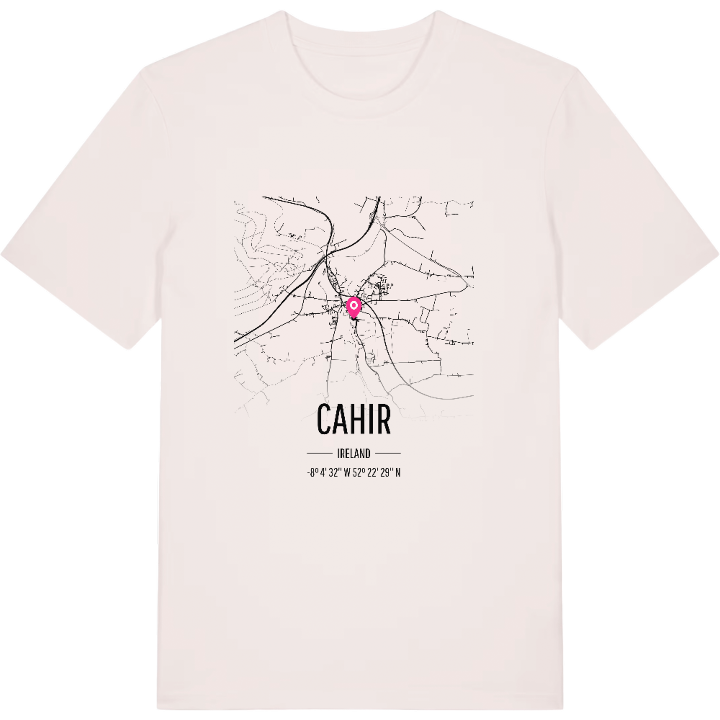 Cahir map t-shirt – t-shirt from PinShirt